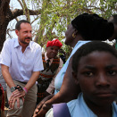 November 2013 besøker Kronprins Haakon Zambia på vegne av UNDP. Arbeidet for en bærekraftig utvikling, kvinners stilling og bekjempelse av fattigdom er fokus for besøket (Foto: Stein J. Bjørge)